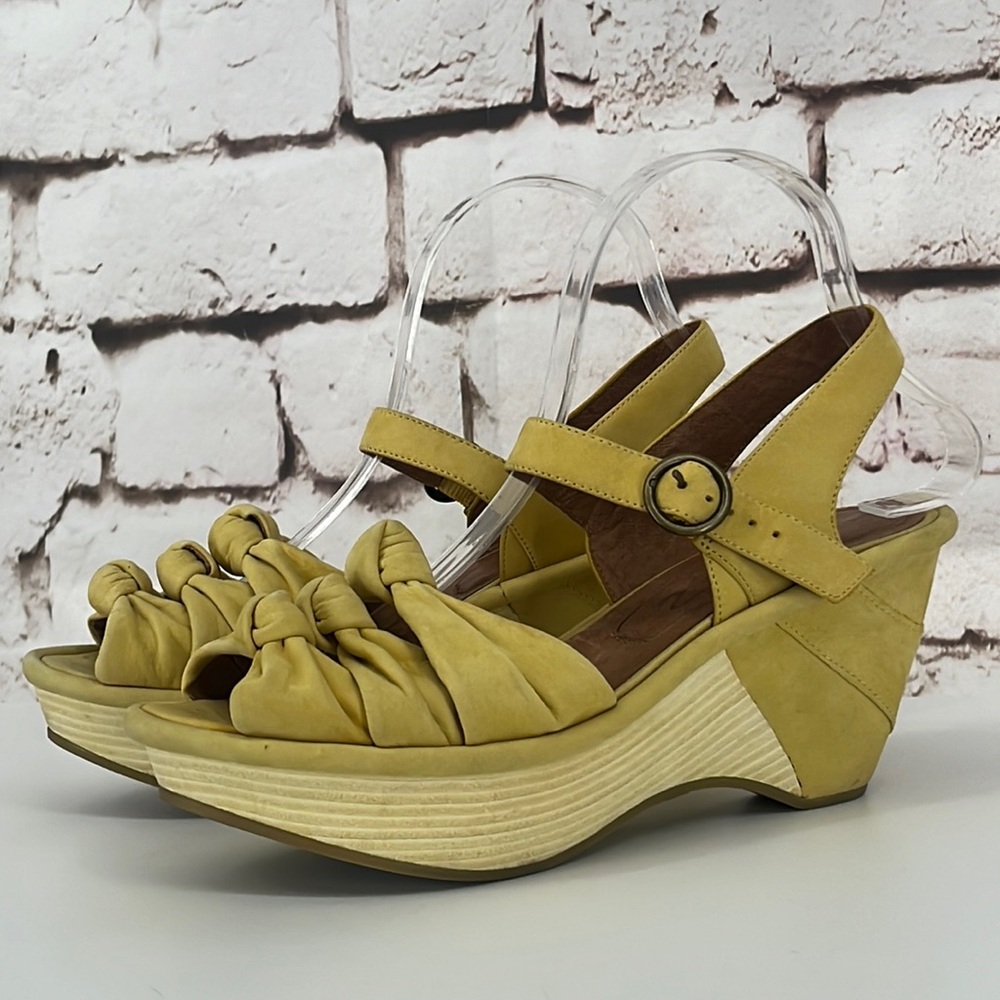 One Of 2 Suede Wedge Sandals, Size 8(39)